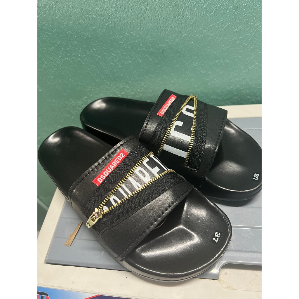 Dép quai ngang nam nữ, dép lê GAB.. khóa kéo thời thượng, mẫu mới nhất