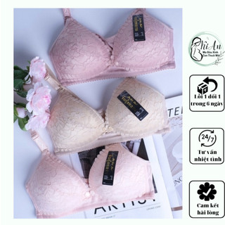 Áo lót bầu ren hoa 137 Ki An có khuy cho con ti tiện lợi -ảnh thật shop tự chụp- Hàng loại 1 -chống chảy xệ AL137
