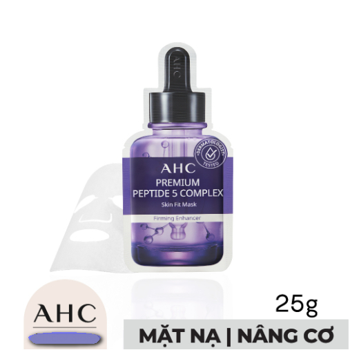 Mặt Nạ Săn Chắc Da - AHC Premium Peptide 5 Complex Skin Fit Mask 27ml