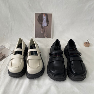 Giày Búp Bê đế cao có quai Vintage Pong Shoes - FULL BOX - Mã 1527