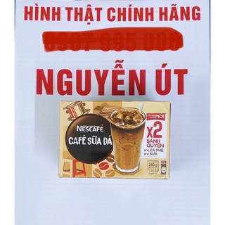 Nescafe sữa x2 sánh quyện hộp 10 gói x 24g
