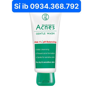 Sữa rửa mặt Acnes gentle wash ngừa mụn giảm mụn