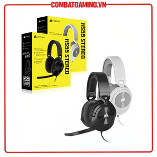 Tai Nghe Gaming HS55 Stereo Wired Carbon White Hàng Chính Hãng