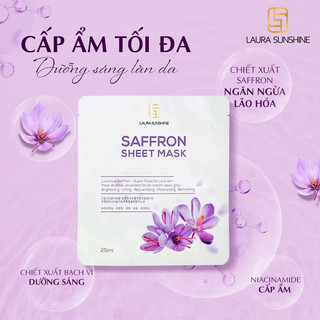 Mặt Nạ Saffron Nhuỵ Hoa Nghệ Tây Sheet Mask Nhật Kim Anh
