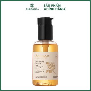 Dầu Tẩy Trang Cocoon Chiết Xuất Hoa Hồng Rose Cleansing Oil 140ml Hasaki Sản Phẩm Chính Hãng