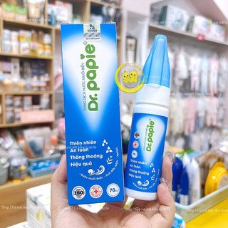 Dung dịch nước muối biển sâu Dr.Papie xịt vệ sinh mũi miệng