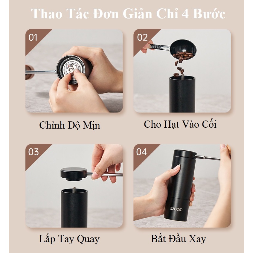 Combo Máy Pha Cafe CM5100 + Xay Tay Bh 12 tháng