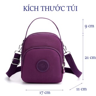 Balô Nữ Mini B09 Màu Tím