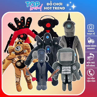 Đồ chơi mô hình Gấu bông Skibid Toilet Cameraman TV Man Titan Speaker Man Ngộ Nghĩnh - Top Trend