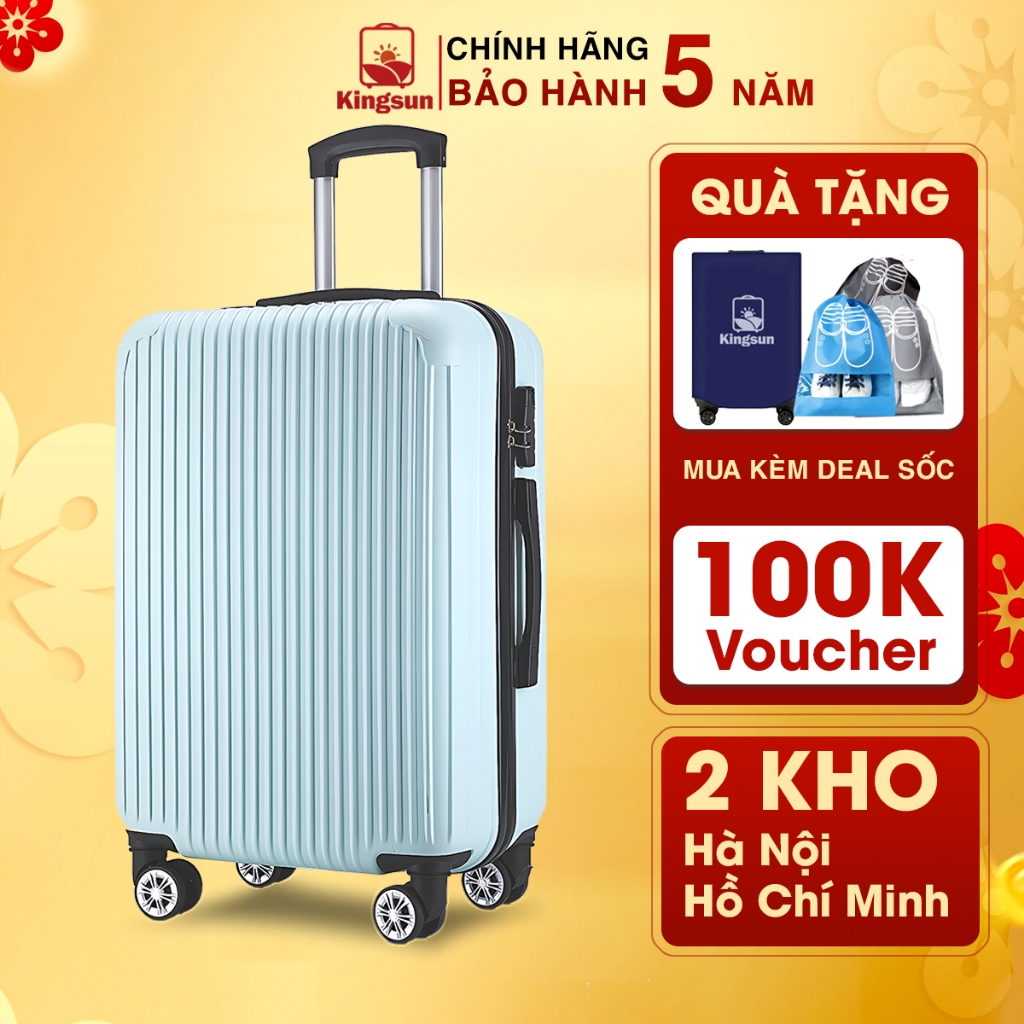 Vali kéo du lịch Kingsun KS155/T01 bảo hành 5 năm Size 28inch