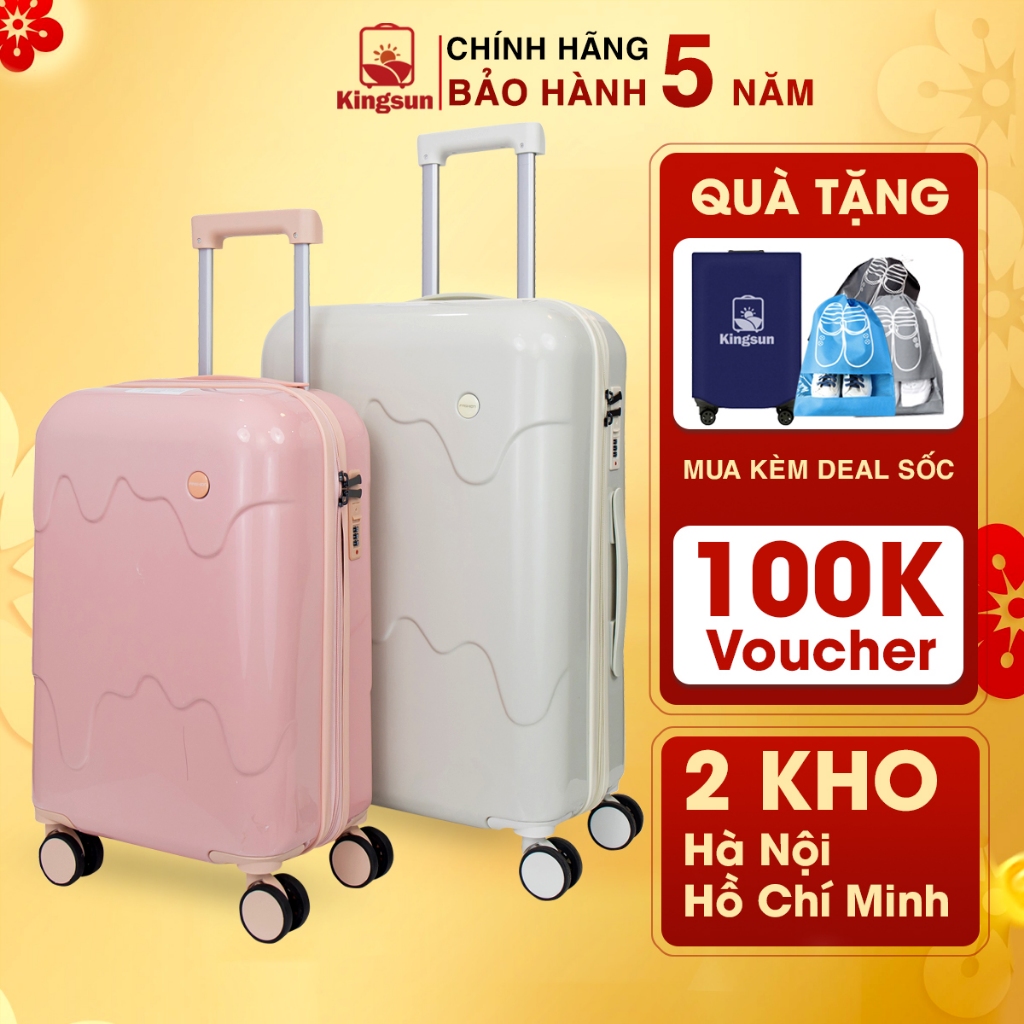 Vali Du Lịch Kingsun KS-008 Size 20/24 Cao Cấp Bảo Hành 5 Năm