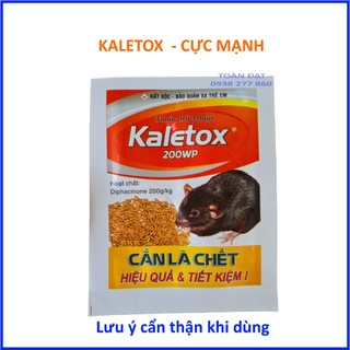 Thuốc diệt chuột kaletox gói 3g - diệt chuột killrat gói 40g