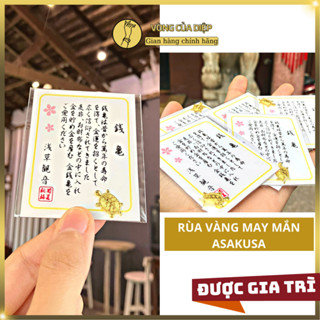Rùa Vàng May Mắn Asakusa Của Nhật Bản
