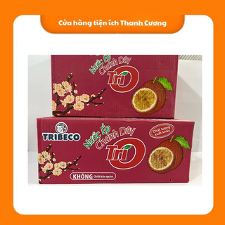 Thùng 24 lon nước chanh dây tribeco 320ml