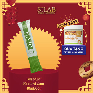 Gói nước súc miệng Phyto làm sạch, khử hôi miệng, tinh dầu thiên nhiên - 10ml/gói - SILAB