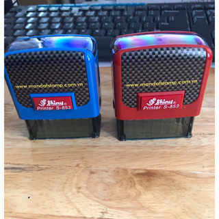 Khắc dấu 2-3-4 dòng Shiny S853 - S854