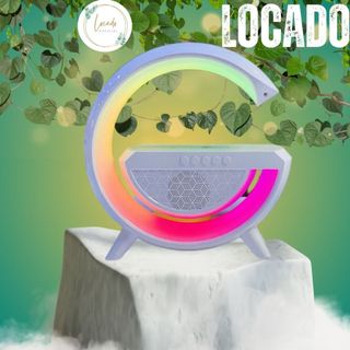 Loa bluetooth chữ g thông minh kết nối điện thoại tích hợp đèn led, sạc không dây | locado | loa chữ g