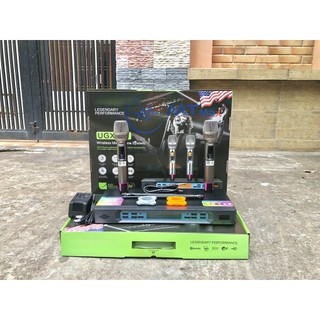 Micro không dây UGX999 - Mic karaoke gia đình, sân khấu - Độ nhạy cao, bắt sóng xa, chống hú rít - Thiết kế sang