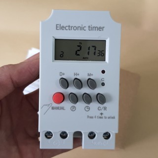 Công tắc hẹn giờ điện tử, điện áp 220V, 30A