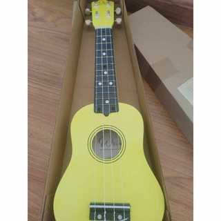 Đàn Soprano Ukulele Woim gỗ màu vàng Fullbox