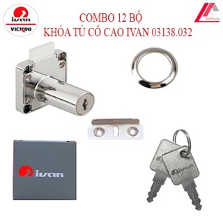 Combo 12 ổ Khoá cốp, khóa tủ locker chính hãng IVAN