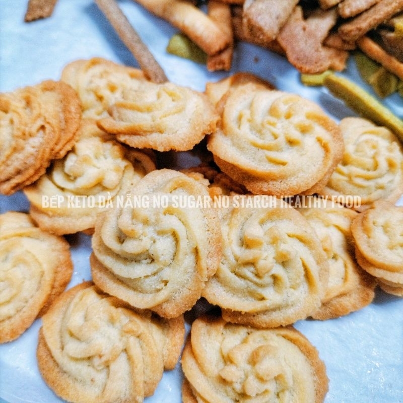 [KETO] BÁNH QUY BƠ CHUẨN KETO KHÔNG ĐƯỜNG KÍNH KHÔNG TINH BỘT
