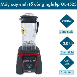 Máy xay sinh tố công nghiệp gali gl-1525 2200w - dung tích 2l