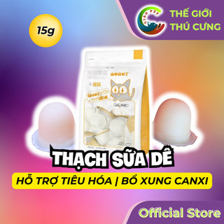 Pudding sữa dê, thạch sữa dê, thức ăn dinh dưỡng cho hamster, chó, mèo, thỏ, bọ, sóc