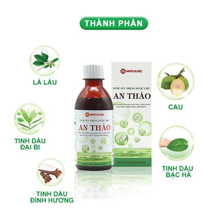 Nước súc miệng dược liệu An Thảo chai 250ml