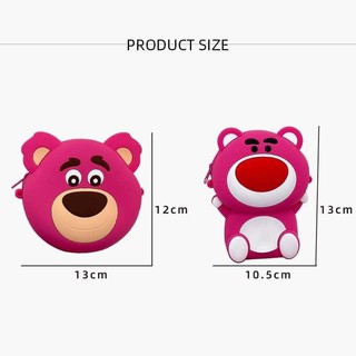 Túi đeo chéo Silicon Gấu Dâu