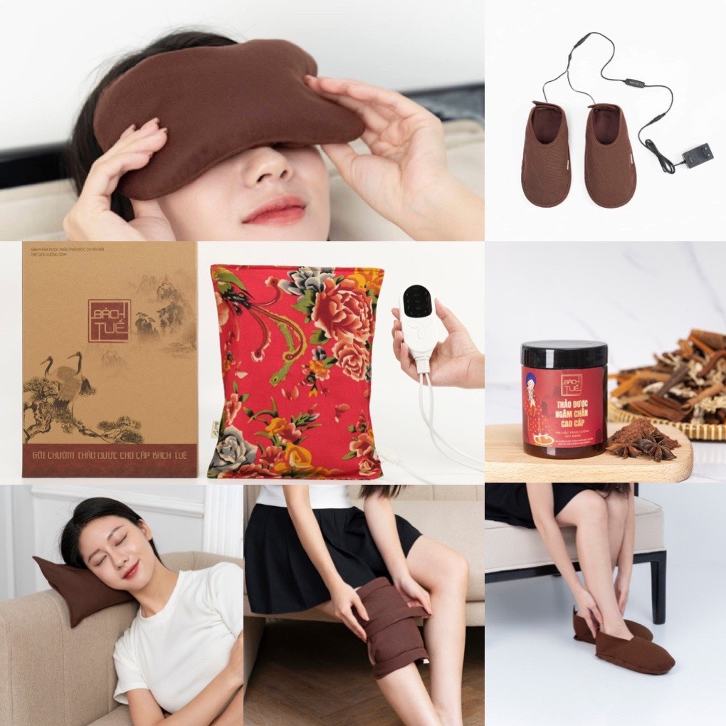 Túi Chườm Nóng Thảo Dược Size Lớn 1000g Giảm Đau Vai Gáy, Đau Lưng - Làm Nóng Bằng Lò Vi Sóng