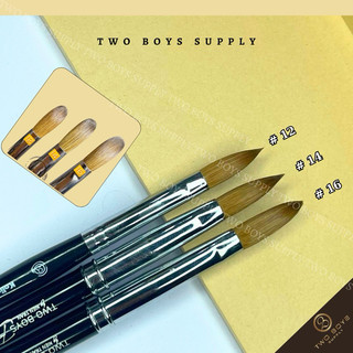 Twoboys cọ đắp bột lông chồn,cọ nails,cọ đắp móng cọ bấm đầu số 12-14-16-18