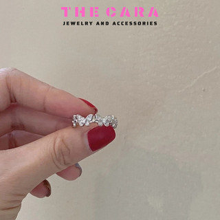 Nhẫn Nữ Hình Bướm Đính Hạt Zircon THECARA