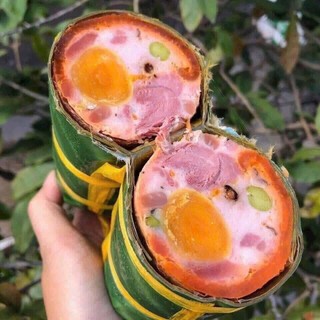 Jambon trứng muối (chả da cam) đòn 500gr (Chỉ giao hỏa tốc HCM)