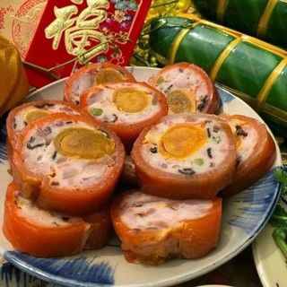 Jambon trứng muối (chả da cam) đòn 500gr (Chỉ giao hỏa tốc HCM)