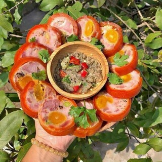 Jambon trứng muối (chả da cam) đòn 500gr (Chỉ giao hỏa tốc HCM)