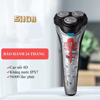 Máy cạo râu PHILIPS S1108 cao cấp cạo nổi 4D kháng nước cạo sạch râu sát chân