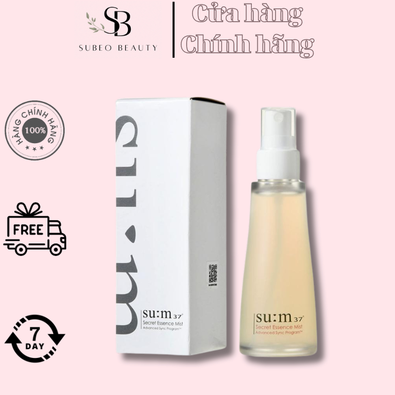 Xịt khoáng Sum 37 Secret Essence Mist - nước thần hồi sinh làn da trẻ đẹp / Subeo Beauty