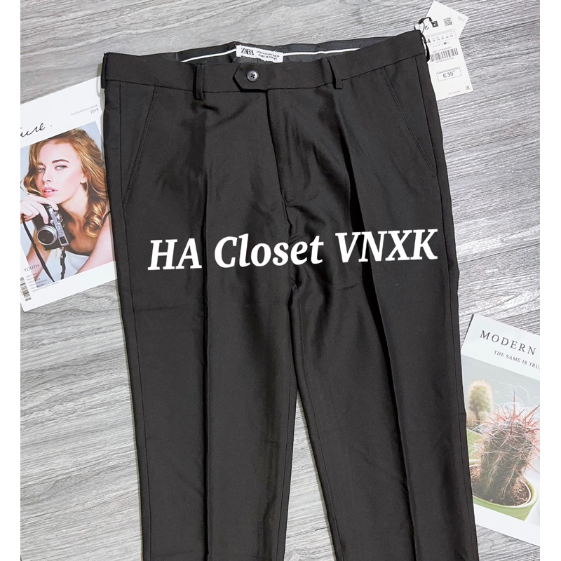 Quần Tây Nam Z@rA Phôm Slimfit Hàn