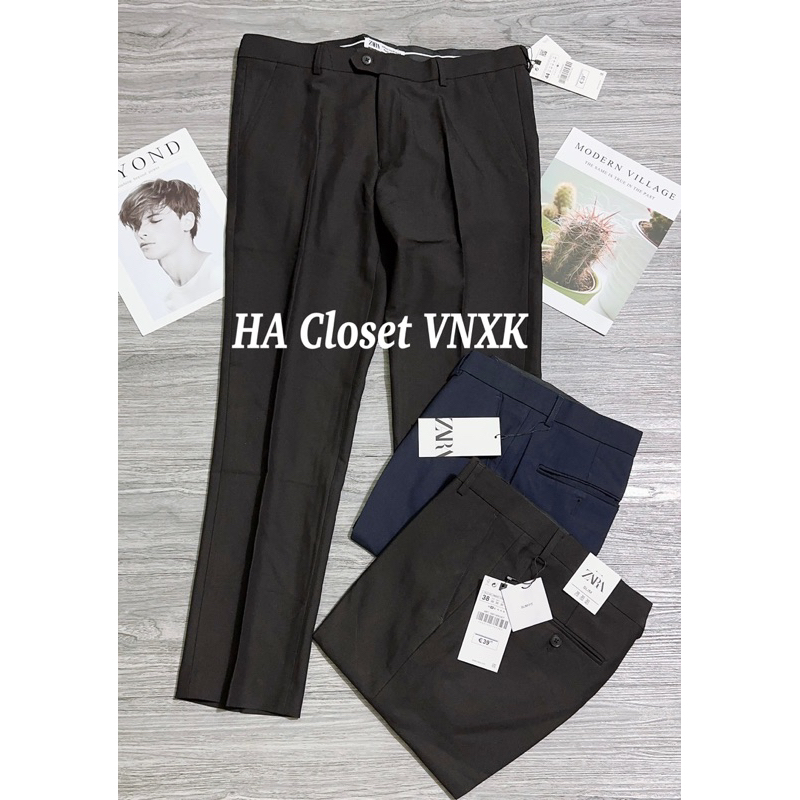 Quần Tây Nam Z@rA Phôm Slimfit Hàn