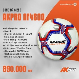 QUẢ BÓNG ĐÁ MOLTEN AKPRO AF4000/4800