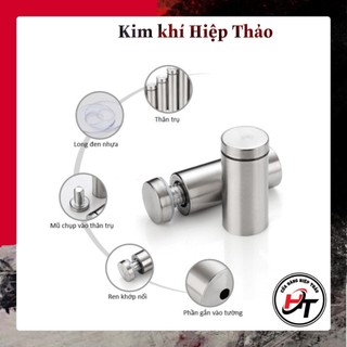 Ốc chân kính trụ inox, ốc chân kính inox ốc chân gương inox, ốc cách tường, ốc bắt kiếng inox TKIN
