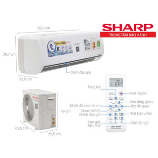 Remote máy lạnh sharp chính hãng bảo hành 1 năm