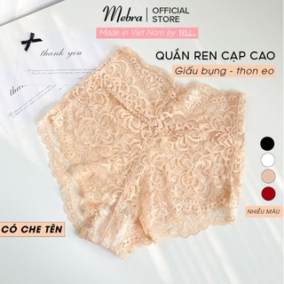 Quần lót nữ cạp cao ôm mông không lộ viền giấu bụng tạo eo tôn vòng 3 gợi cảm nhiều màu sắc Mebra