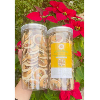 Hộp 500gr bánh đồng xu mix hạt thơm ngon giòn rụm đặc sản Bình Phước