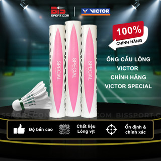 Ống Cầu Lông Victor Special Hồng Chính Hãng - Độ Bền Cao, Ổn Định, Chính Xác, Cảm Giác Tốt