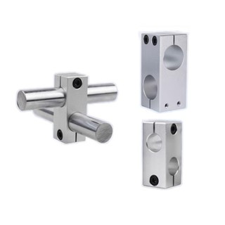 Kẹp trục chéo 90 độ, sử dụng cho trục tròn phi 5, 6, 8, 10, 12, 16, 18, 20mm, vít đơn
