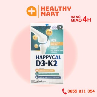 ✔️️️HappyCal D3-K2 - Calci cho mẹ bầu - Hộp 60 viên - Happy Cal D3 K2