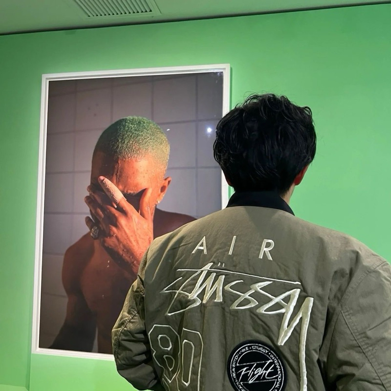 STUSSY BOMBER JACKET 23FW - Áo khoác dù logo thu đông streetwear unisex