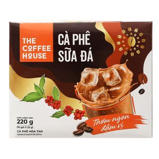 Cà phê sữa đá The Coffee House 220g (10 gói x 22g)